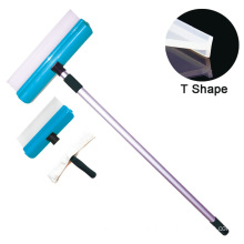 3 in 1 long handled silicone window washing squeegee for bathroom